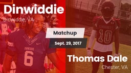 Matchup: Dinwiddie High vs. Thomas Dale  2017