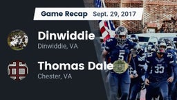 Recap: Dinwiddie  vs. Thomas Dale  2017