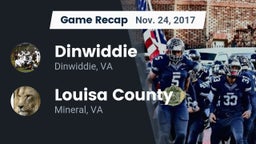 Recap: Dinwiddie  vs. Louisa County  2017