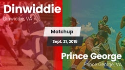 Matchup: Dinwiddie High vs. Prince George  2018
