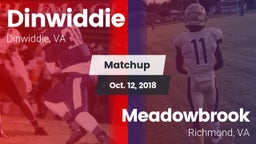 Matchup: Dinwiddie High vs. Meadowbrook  2018