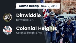Recap: Dinwiddie  vs. Colonial Heights  2018