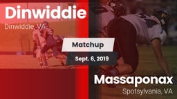 Matchup: Dinwiddie High vs. Massaponax  2019