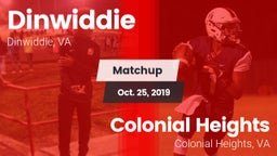 Matchup: Dinwiddie High vs. Colonial Heights  2019