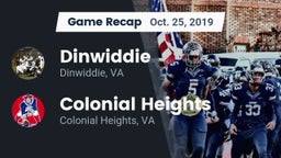 Recap: Dinwiddie  vs. Colonial Heights  2019