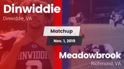 Matchup: Dinwiddie High vs. Meadowbrook  2019
