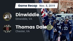 Recap: Dinwiddie  vs. Thomas Dale  2019