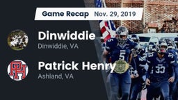Recap: Dinwiddie  vs. Patrick Henry  2019