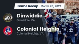 Recap: Dinwiddie  vs. Colonial Heights  2021