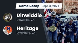 Recap: Dinwiddie  vs. Heritage  2021