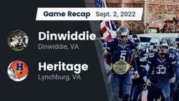 Recap: Dinwiddie  vs. Heritage  2022