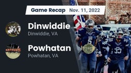 Recap: Dinwiddie  vs. Powhatan  2022