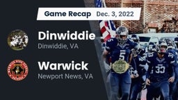Recap: Dinwiddie  vs. Warwick  2022