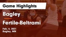 Bagley  vs Fertile-Beltrami  Game Highlights - Feb. 4, 2021