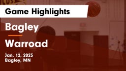 Bagley  vs Warroad  Game Highlights - Jan. 12, 2023
