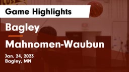 Bagley  vs Mahnomen-Waubun  Game Highlights - Jan. 24, 2023