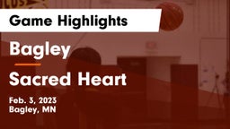 Bagley  vs Sacred Heart  Game Highlights - Feb. 3, 2023