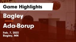 Bagley  vs Ada-Borup  Game Highlights - Feb. 7, 2023