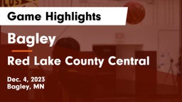 Bagley  vs Red Lake County Central Game Highlights - Dec. 4, 2023