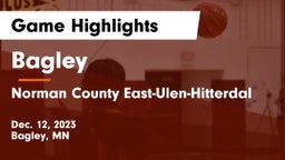 Bagley  vs Norman County East-Ulen-Hitterdal Game Highlights - Dec. 12, 2023