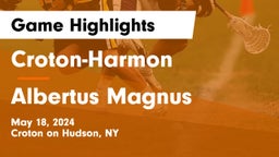 Croton-Harmon  vs Albertus Magnus  Game Highlights - May 18, 2024