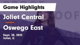 Joliet Central  vs Oswego East  Game Highlights - Sept. 28, 2023