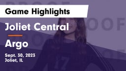 Joliet Central  vs Argo Game Highlights - Sept. 30, 2023