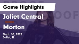 Joliet Central  vs Morton Game Highlights - Sept. 30, 2023