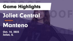 Joliet Central  vs Manteno Game Highlights - Oct. 14, 2023