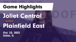 Joliet Central  vs Plainfield East Game Highlights - Oct. 23, 2023