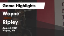 Wayne  vs Ripley  Game Highlights - Aug. 31, 2021