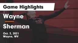 Wayne  vs Sherman Game Highlights - Oct. 2, 2021