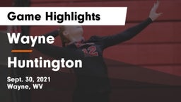 Wayne  vs Huntington  Game Highlights - Sept. 30, 2021