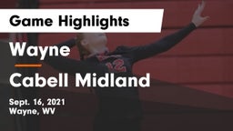 Wayne  vs Cabell Midland  Game Highlights - Sept. 16, 2021
