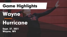 Wayne  vs Hurricane  Game Highlights - Sept. 27, 2021