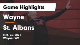 Wayne  vs St. Albans Game Highlights - Oct. 26, 2021