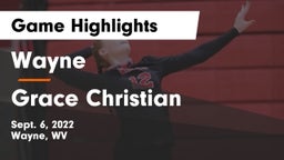 Wayne  vs Grace Christian Game Highlights - Sept. 6, 2022