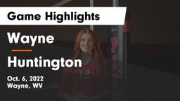 Wayne  vs Huntington Game Highlights - Oct. 6, 2022
