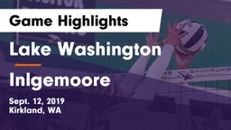 Lake Washington  vs Inlgemoore   Game Highlights - Sept. 12, 2019