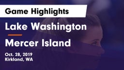 Lake Washington  vs Mercer Island  Game Highlights - Oct. 28, 2019