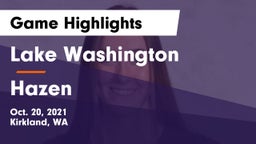 Lake Washington  vs Hazen  Game Highlights - Oct. 20, 2021