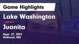 Lake Washington  vs Juanita  Game Highlights - Sept. 27, 2022