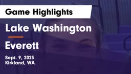 Lake Washington  vs Everett  Game Highlights - Sept. 9, 2023