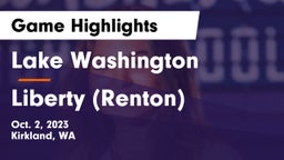 Lake Washington  vs Liberty  (Renton) Game Highlights - Oct. 2, 2023