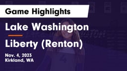 Lake Washington  vs Liberty  (Renton) Game Highlights - Nov. 4, 2023