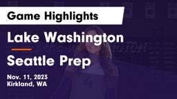 Lake Washington  vs Seattle Prep Game Highlights - Nov. 11, 2023