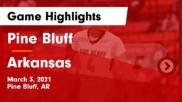 Pine Bluff  vs Arkansas  Game Highlights - March 3, 2021