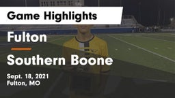 Fulton  vs Southern Boone  Game Highlights - Sept. 18, 2021