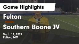 Fulton  vs Southern Boone JV Game Highlights - Sept. 17, 2022