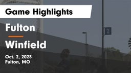 Fulton  vs Winfield  Game Highlights - Oct. 2, 2023